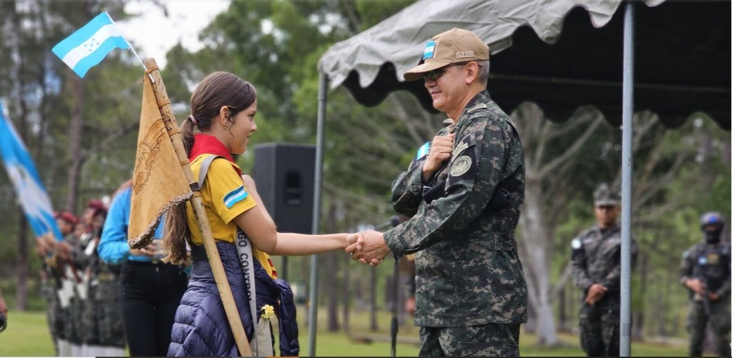 FF.AA. inaugura el Primer Campamento del Programa de Juventud Morazanista